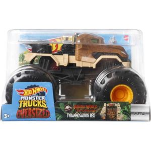 VOITURE - CAMION Hot Wheels Monster trucks Geant Jurassic World Tyr