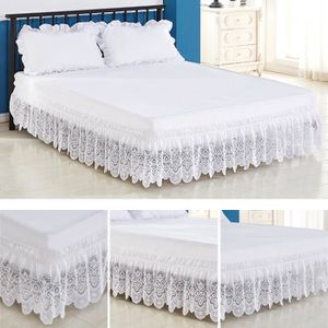 Linen Zone Drap-housse en coton /égyptien 200/ fils pliss/é avec jupe de lit violet King Coton /égyptien Lin Coton