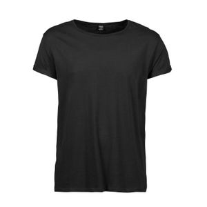T shirt col large homme clearance