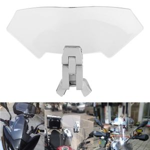 Fumée KIMISS Pare-brise de Moto Universel Écran de vent Réglable de Moto en Plastique,Déflecteur dair de Spoiler de Pare-brise Fumée KIMISS Pare-brise de Moto Universel Écran de vent Réglable de Moto en Plastique,Déflecteur dair de Spoiler de Pare-brise