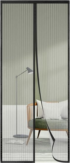 Moustiquaire Porte Fenêtre Magnétique 190x215cm Moustiquaire De Rideau