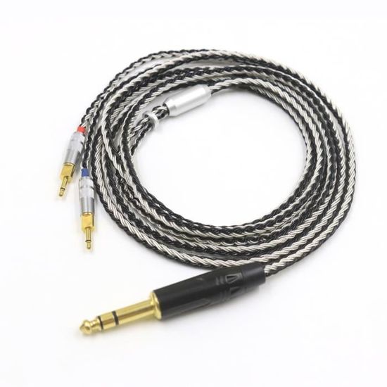 Câble Hi-Fi Type C Pour Écouteurs Intra-Auriculaires - 2 Broches, 4 Fils Tressés, Son Clair - Compatible Smartphones