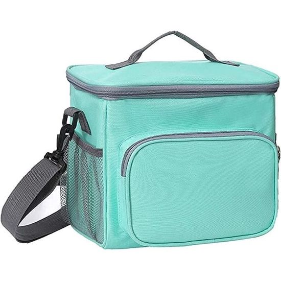 Sac à déjeuner isotherme étanche pour homme et femme, sac isotherme portable avec bandoulière Sac à déjeuner isotherme étanche pour homme et femme, sac isotherme portable avec bandoulière
