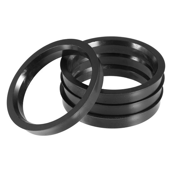 4 Anneaux De Centrage Moyeu 73.1mm Vers 56.6/57.1/58.5/64.3/67.1mm - Bagues Adaptation Jante Voiture, Plastique Robuste