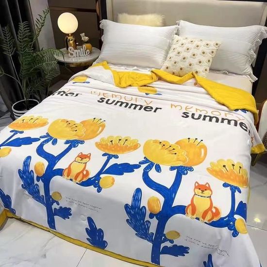 Couette 200x200 Cm Whale Flotilla - Légère, Douce Et Confortable Pour Lit Double | Microfibre 4 Saisons Avec 2 Taies D'Oreiller | Blanc