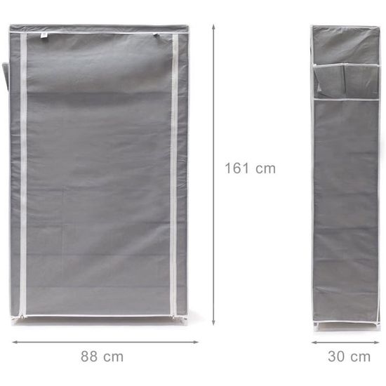 Housse De Protection Pour Étagère Simon Rack Avec Fermeture Éclair 1800x900x400 Mm Blanc Couverture étagère Fermeture éclair