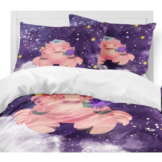 Parure De Lit 3D Demon Slayer Kochou Shinobu - Housse De Couette Microfibre + Taie - Cadeau Anime, Plusieurs Tailles