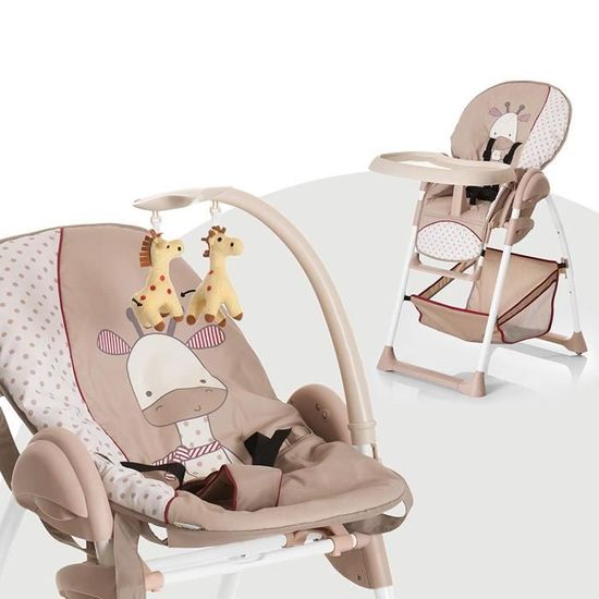 Hauck/Sit N Relax/Chaise Haute Bébé 3 En 1/ Transat Bébé Et Chaise Pour  Enfants/Ave