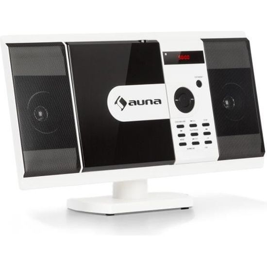 Mini chaine avec lecteur DVD/CD ports Chaîne stéréo ultra plate Auna auna MCD-82 