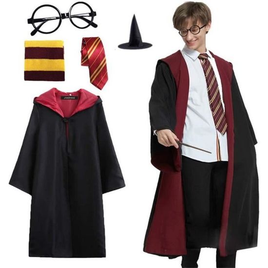 Costume Harry Potter pour enfants et adultes, uniforme scolaire