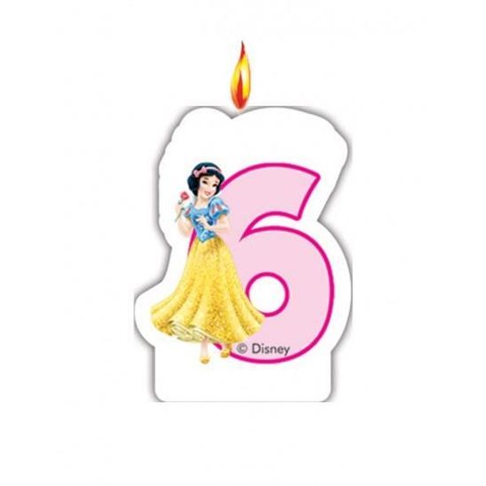 Bougie 3 ans Princesse Disney