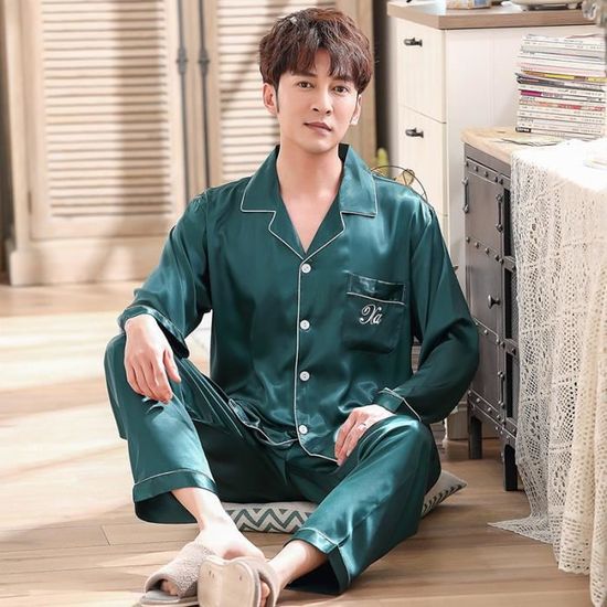 Pyjama homme soie satin store