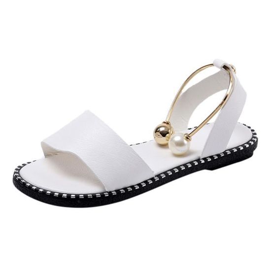 Sandales Talons Hauts Dentelle Blanche T-Bar - Taille 8 UK / 41 EU - Neuf Avec Boîte