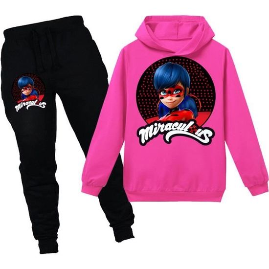 Grenouillère Polaire Miraculous Ladybug Pour Fille - Pyjama Tout-en-un Avec Fermeture éclair - Taille 9-10 Ans - 7
