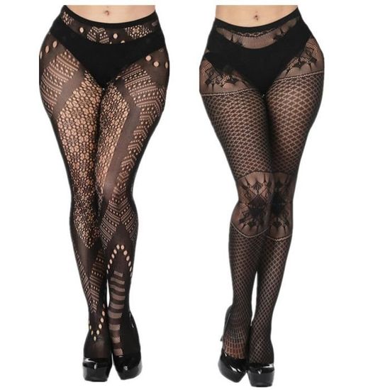 Romartex Bas Autofixants Résille Avec Dentelle, 4, Rose