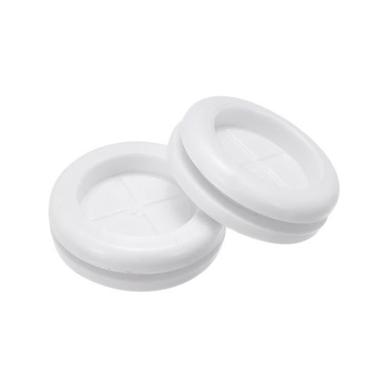 Paquet De 20 Passe-fils Mousse Anti-rayures Uxcell - 12mm OD, 6mm ID, Couleur Grise