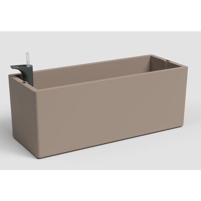 Jardinière - ARTEVASI - Rimini SWS 51 MA - Intérieur/extérieur - Plastique - 51 x 20 x H20 cm - 17 L - Taupe