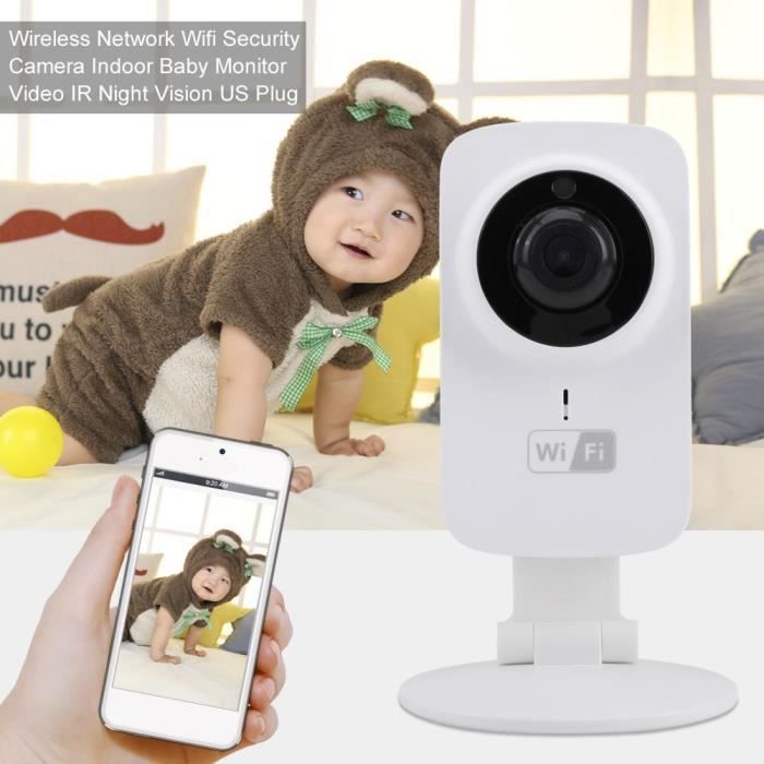 Bébé Vidéo Babyphone-Moniteur Bébé sans Fil avec Caméra Surveillance,Caméra Wifi,Vidéo IR Vision de nuit