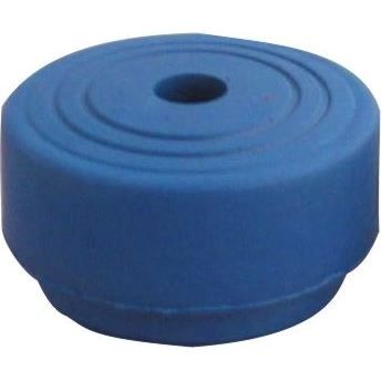 Butée de porte design en caoutchouc bleu Ø 45 mm,