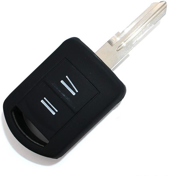 cas clé ci-dessus pour 2 coque voiture de silicone coque clé des plus belles-folia (noir)
