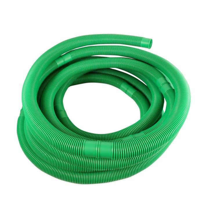 Tuyau de piscine vert 38mm - 12m