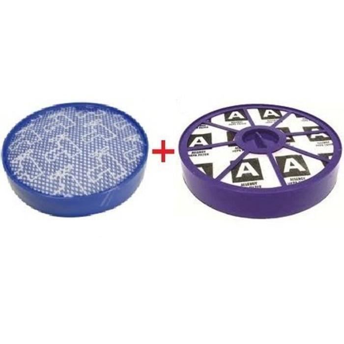 Kit ALLERGIE Filtre HEPA pour Dyson DC19 DC20 DC21 DC29 avant moteur filtre undnach Filtre Filtre Moteur Classe H13 Nouveau Modèle