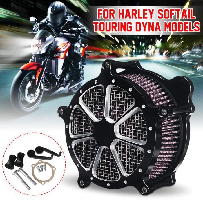 Filtre à Air Filtre d'admission Moto Pour Harley Touring Softail 93-16