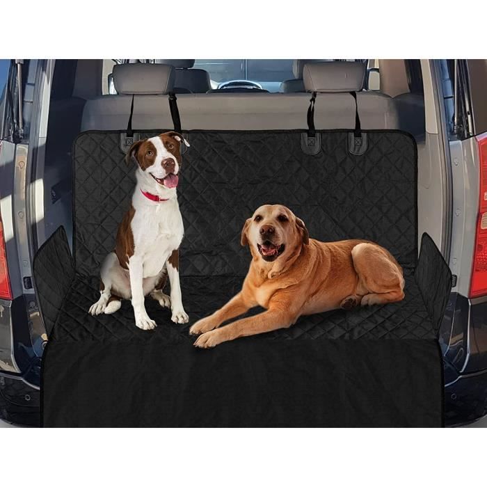 Protection Coffre Voiture Chien Universelle Couverture de Coffre pour Plupart Voiture Imperméable & Antidérapant,135x200CM,Noir