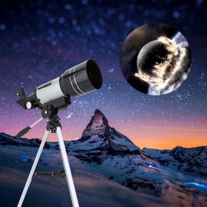 Télescope astronomique spatial monoculaire professionnel avec trépied portable pour enfants -WAN