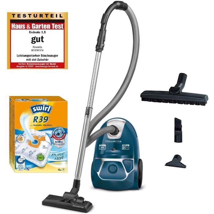 ASPIRATEUR TRAINEAU Rowenta Aspirateur ultra silencieux 750 W = 2000 W avec sac, filtre hygiénique, embout pour parquet -29