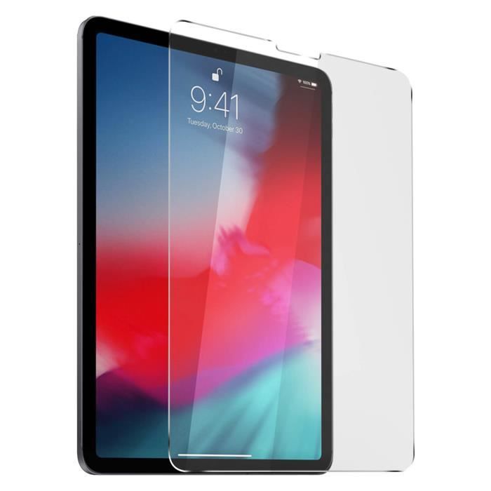 Film Apple iPad Pro 11 verre trempé intégral protection écran - Transparent Blanc