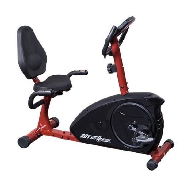 Best Fitness BFRB1 - Vélo d'appartement Semi Couché - Allongé -