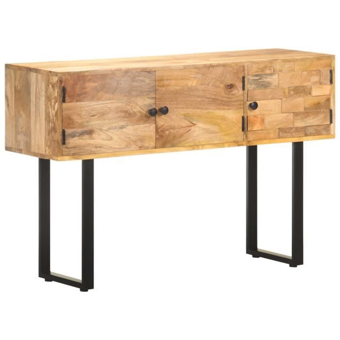 XIJ Buffet 116x35x75 cm Bois de manguier massif