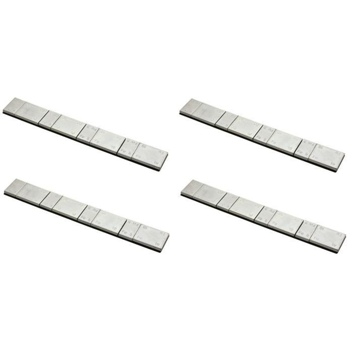 4x Masse EQUILIBRAGE DE Roue Universel 4 x 5 grammes + 4 x 10 grammes ADHESIF Moto Voiture MOBYLETTE Scooter Quad Auto Jante