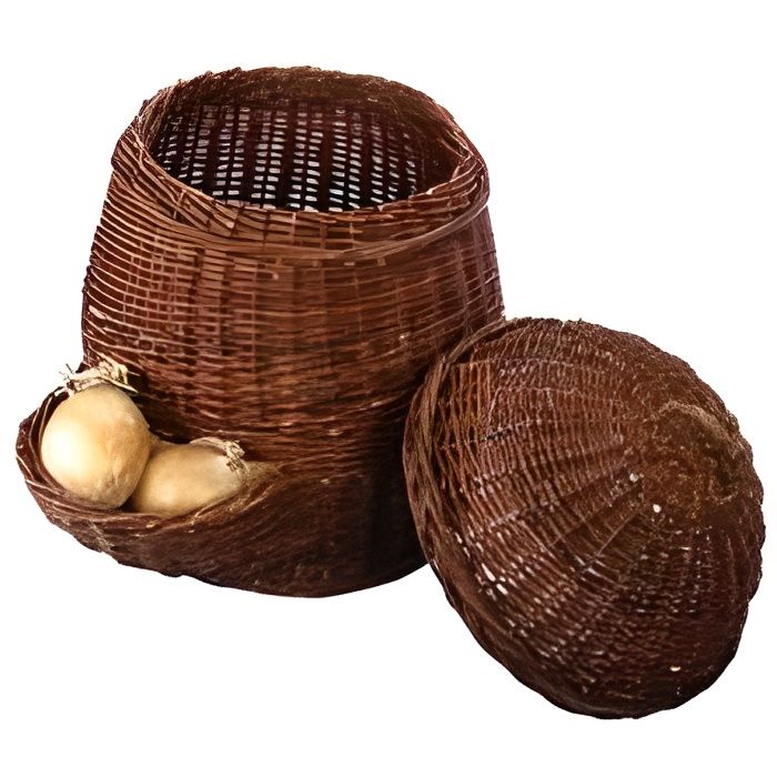 Panier Osier Oignon