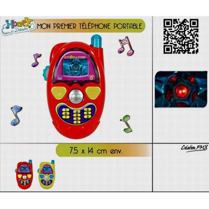 1 JEU D'EVEIL MON PREMIER TELEPHONE SON ET LUMIERE