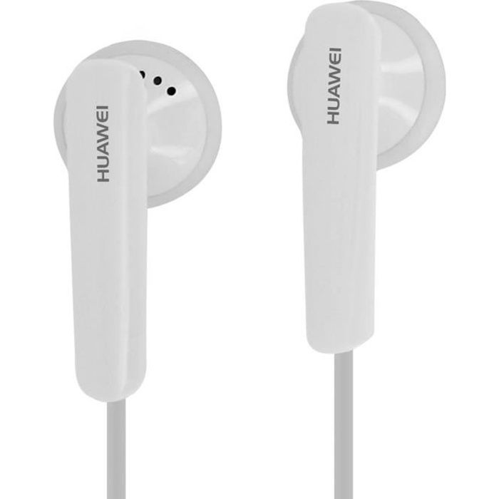 Ecouteurs Kit Piéton Original Huawei Blanc - Bouton de décrochage