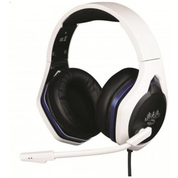 Casque-Micro Gaming - KONIX - Mythics Hyperion - Blanc et Noir - PS5