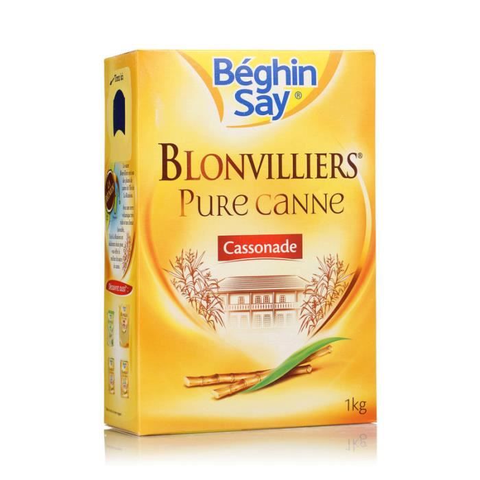 Sucre blonvillier en Poudre 1 kg Béghin Say