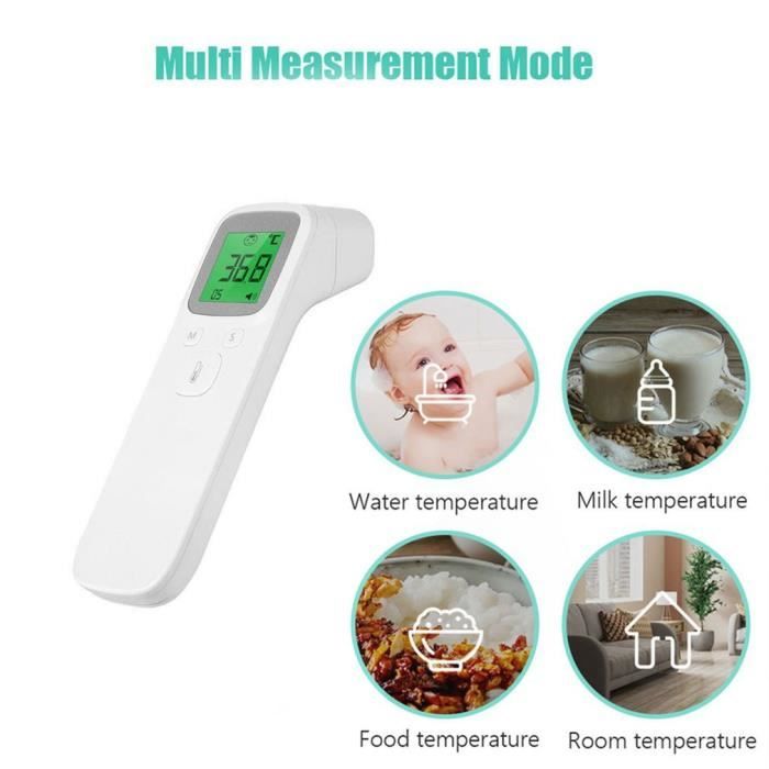 Thermomètre sans contact du corps humain enfant adulte Mesure de la température