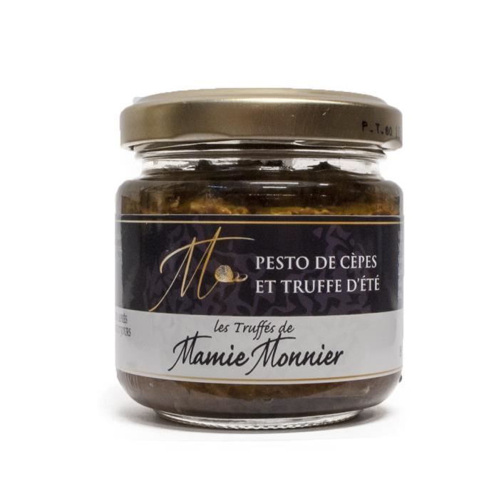 Pesto de cépes et de truffes d'été (pot de 80 gr)