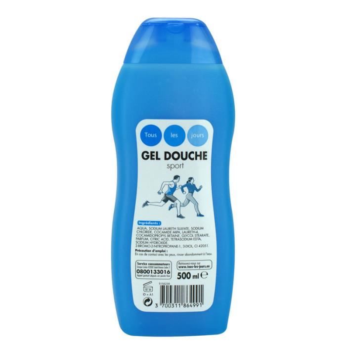 TOUS LES JOURS Gel douche Sport - 500 ml