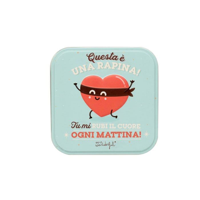 Stylo 4 Couleurs Mr. Wonderful Avec Panda Rouge - Original Et Fun Pour L'École Ou Le Bureau