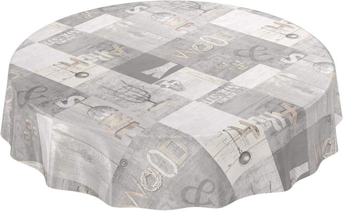 Nappe En Toile Cirée Lavable, Style Industriel, Moderne