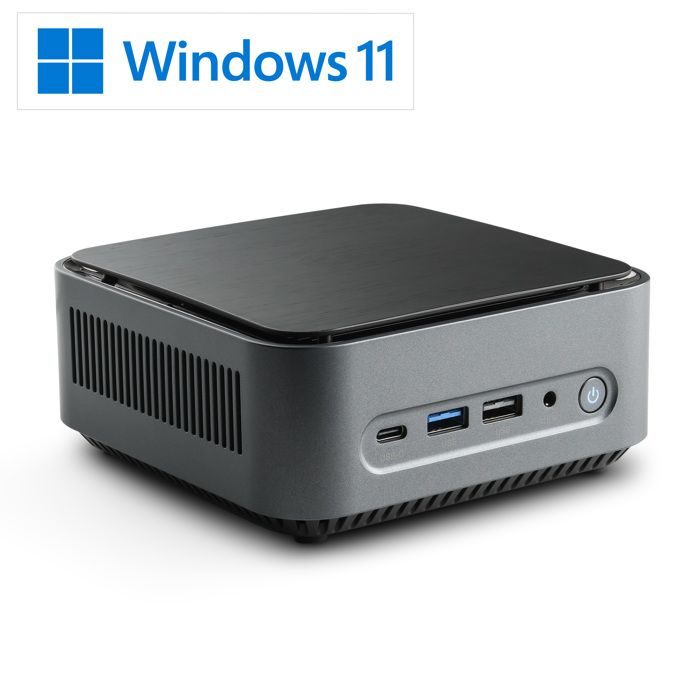 Mini PC - CSL - Narrow Box - Core i3 - 32 Go RAM - 1000 Go SSD - Windows 11 Famille