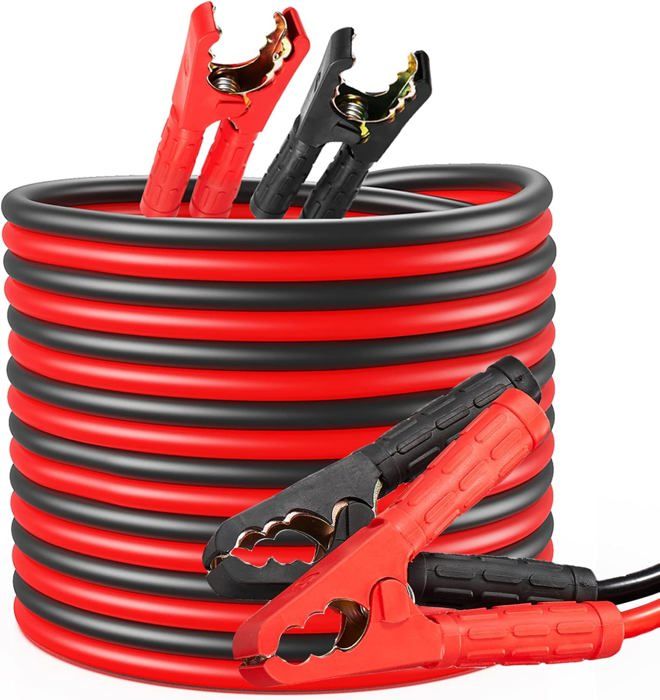 Câbles de Démarrage - KCVV - 12V/24V - 1000A - 4M - Cuivre Pur avec Sac de Transport