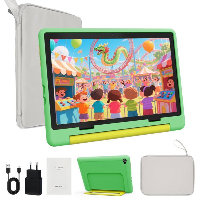 Tablette tactile enfant - KOTSREN - 10.1 Android 16 - 5-core - 24(3+21)Go/64Go - WiFi 6 & contrôle parental