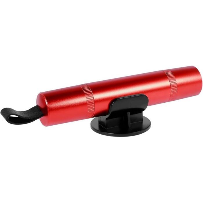 Brise Vitre Coupe Ceinture 2 en 1 Marteau Brise Vitre Voiture Compact et Portable avec Deux Supports Adhésifs Accessoire durgenc