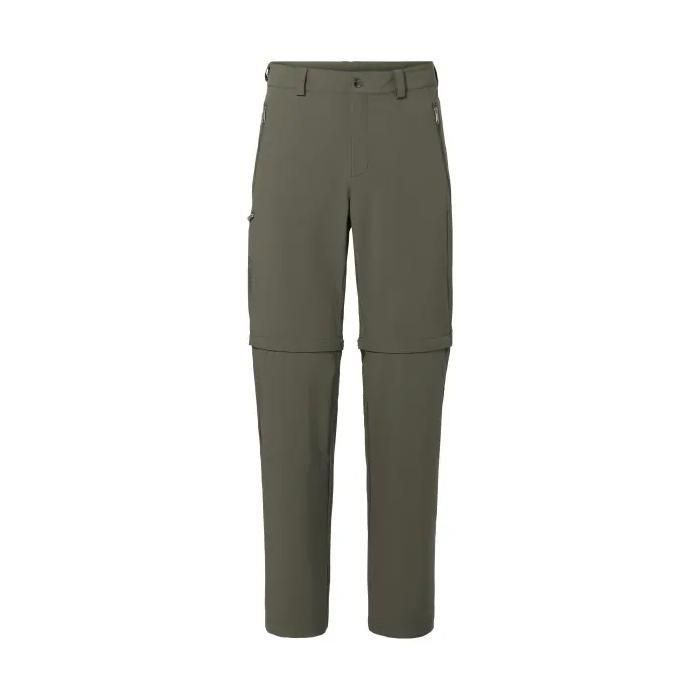 Pantalon de randonnée stretch VAUDE Farley III T-Zip - khaki uni Pantalon de randonnée stretch VAUDE Farley III T-Zip - khaki uni