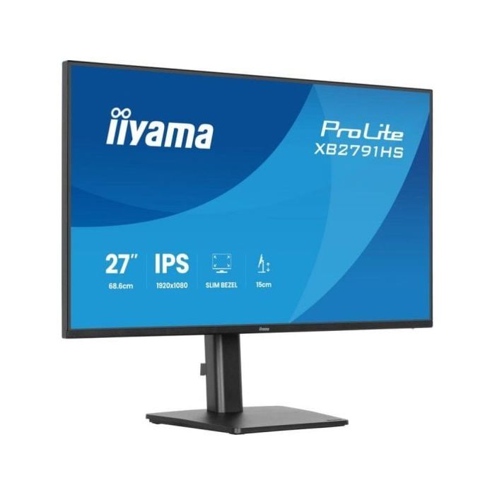 Monitor iiyama ProLite XB2791HS-B1 27 FullHD 120Hz IPS 1ms Altura Ajustable